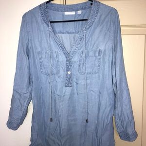 New York & Company jean shirt
